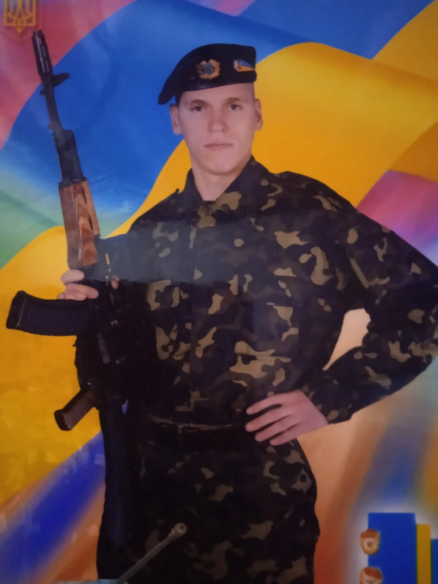 ВАлерій Семеренко під час строкової служби в армії.