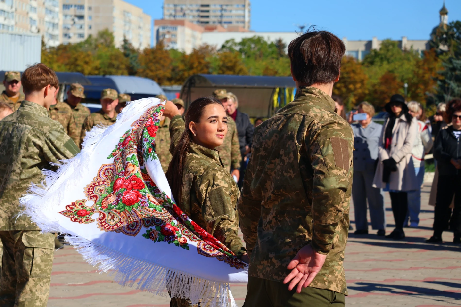 У Південноукраїнську відзначили День захисників і захисниць: нагороди й посмертні звання