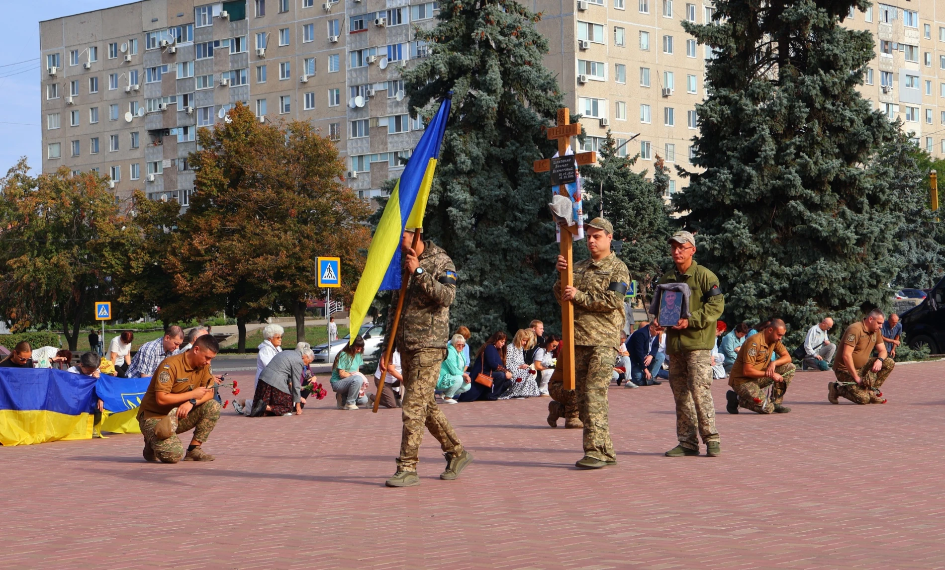 У Південноукраїнську попрощалися із Віктором Шевченком, який понад три роки захищав Україну