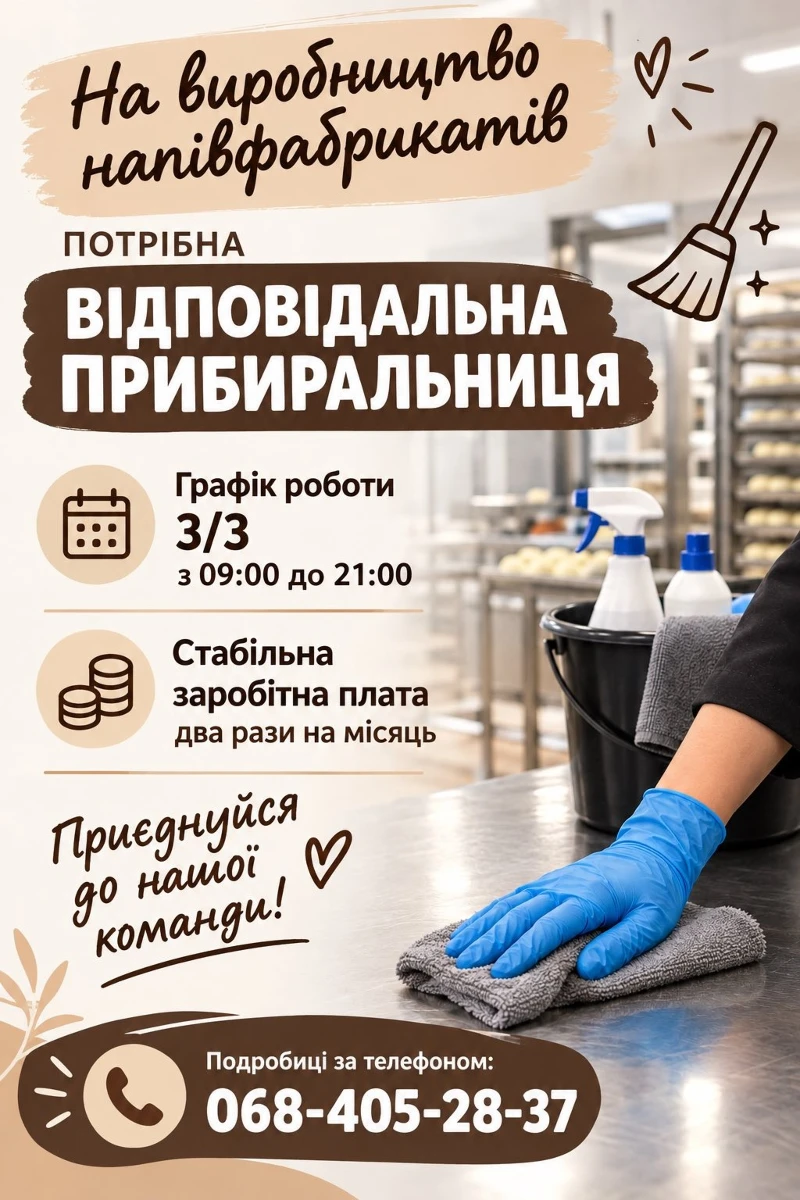 Робота в Південноукраїнську: свіжі вакансії та пропозиції на 20 жовтня 2026 року