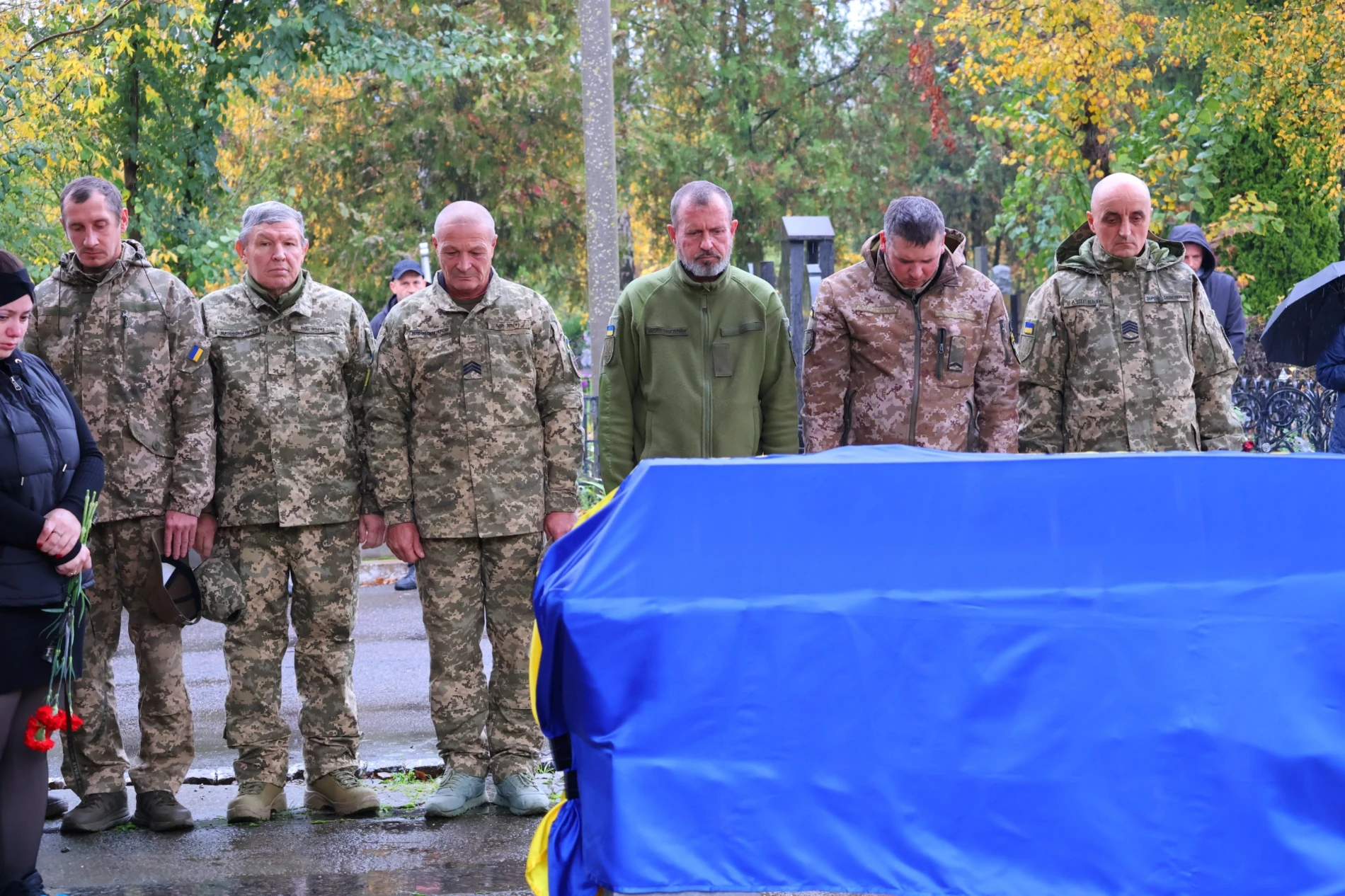 У Південноукраїнську попрощалися з військовим Євгеном Яцишиним