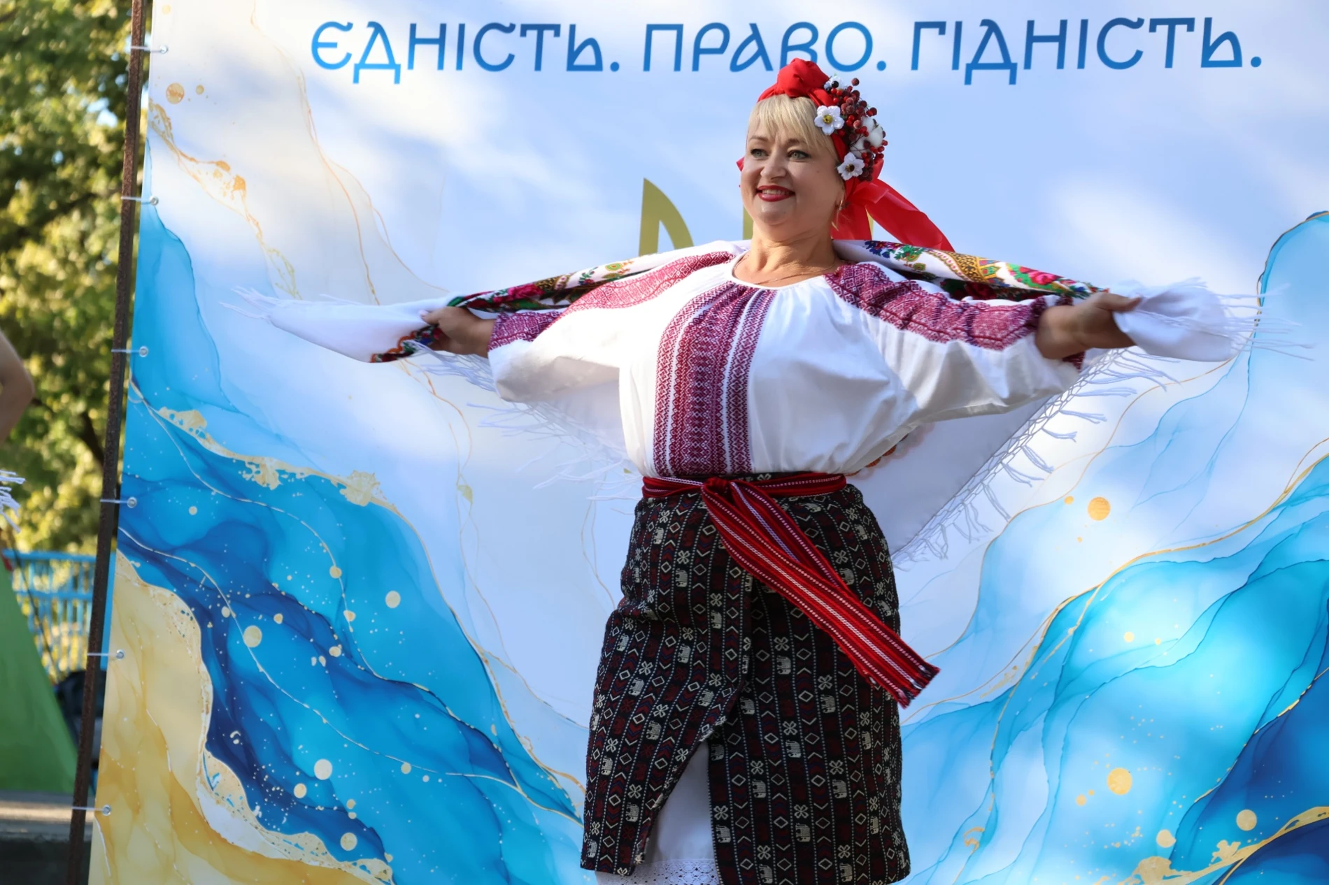 День Прапора у Південноукраїнську: ярмарок, розваги, концерт. Фоторепортаж.