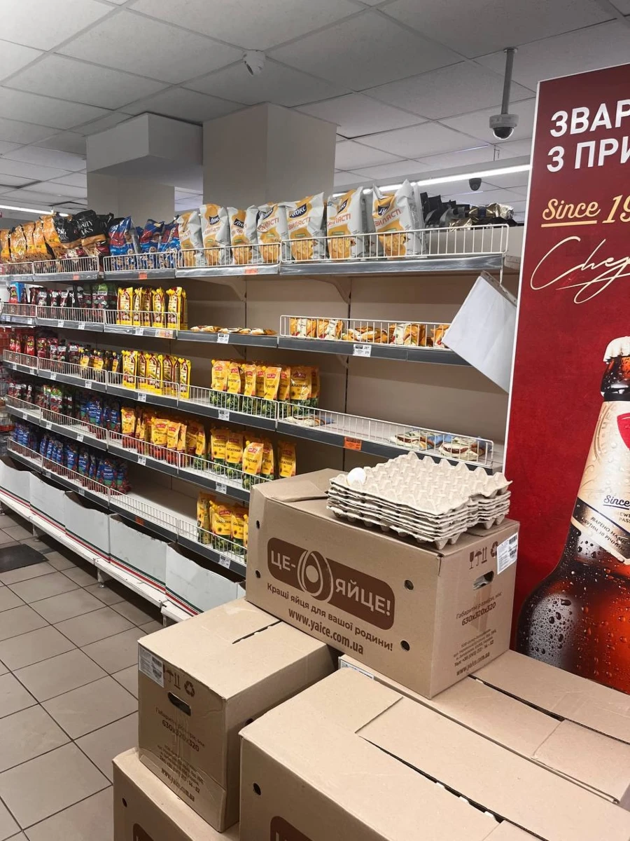 Ажіотаж на бакалію в Південноукраїнську: чому зникають продукти і чи є дефіцит