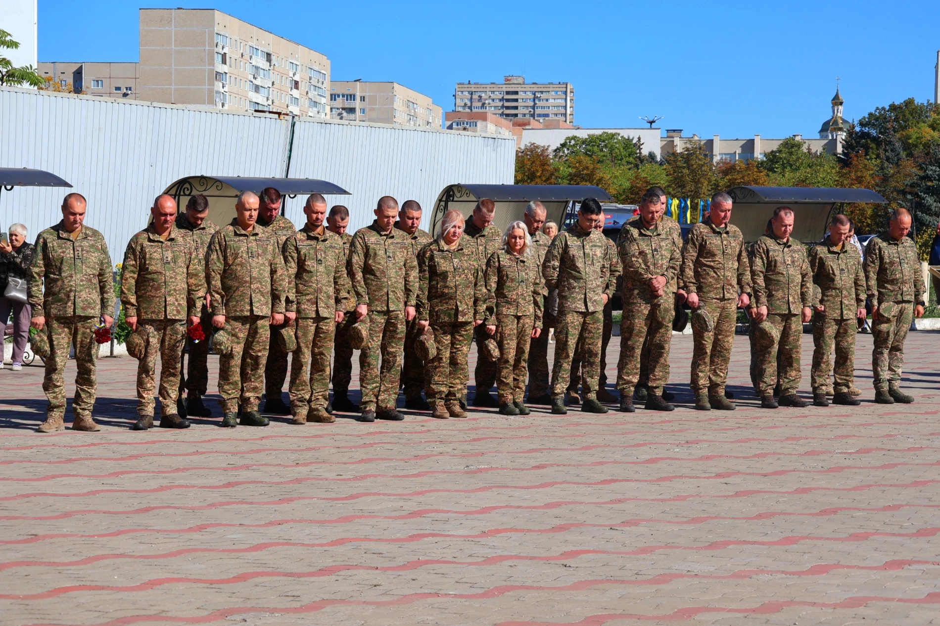 У Південноукраїнську відзначили День захисників і захисниць: нагороди й посмертні звання
