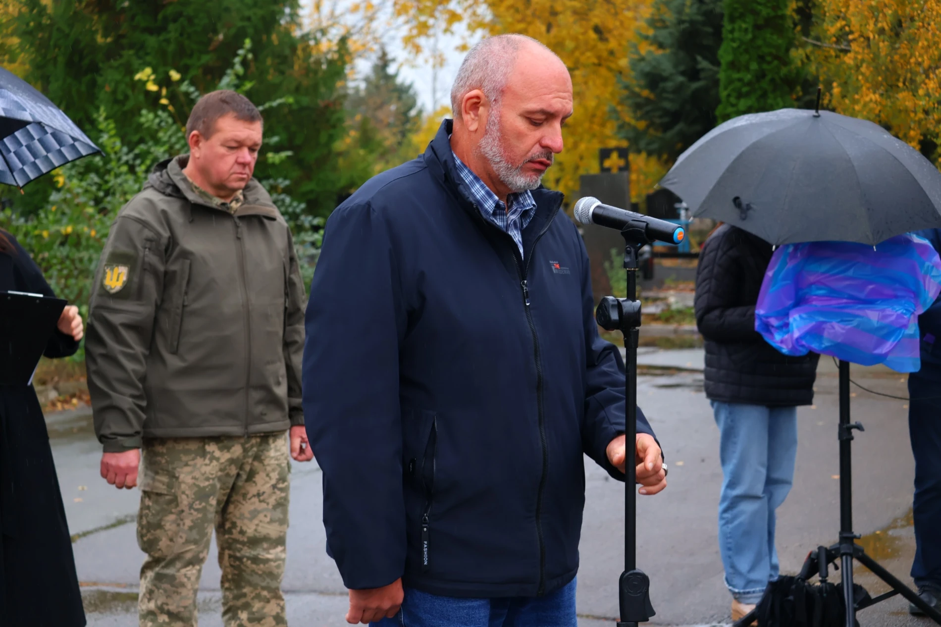 У Південноукраїнську попрощалися з військовим Євгеном Яцишиним