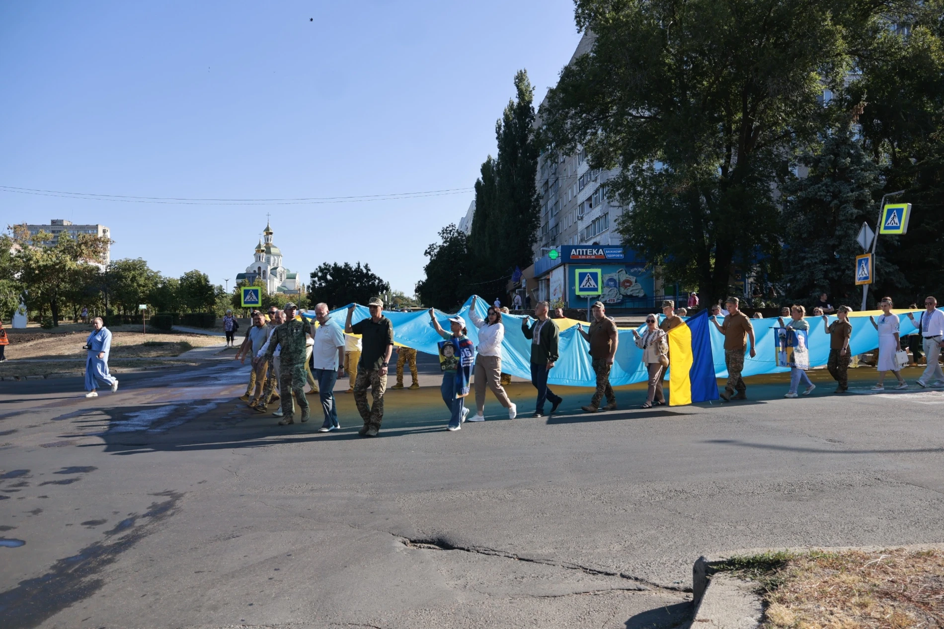 «Україна понад усе»: у Південноукраїнську відзначили 35-ту річницю Незалежності