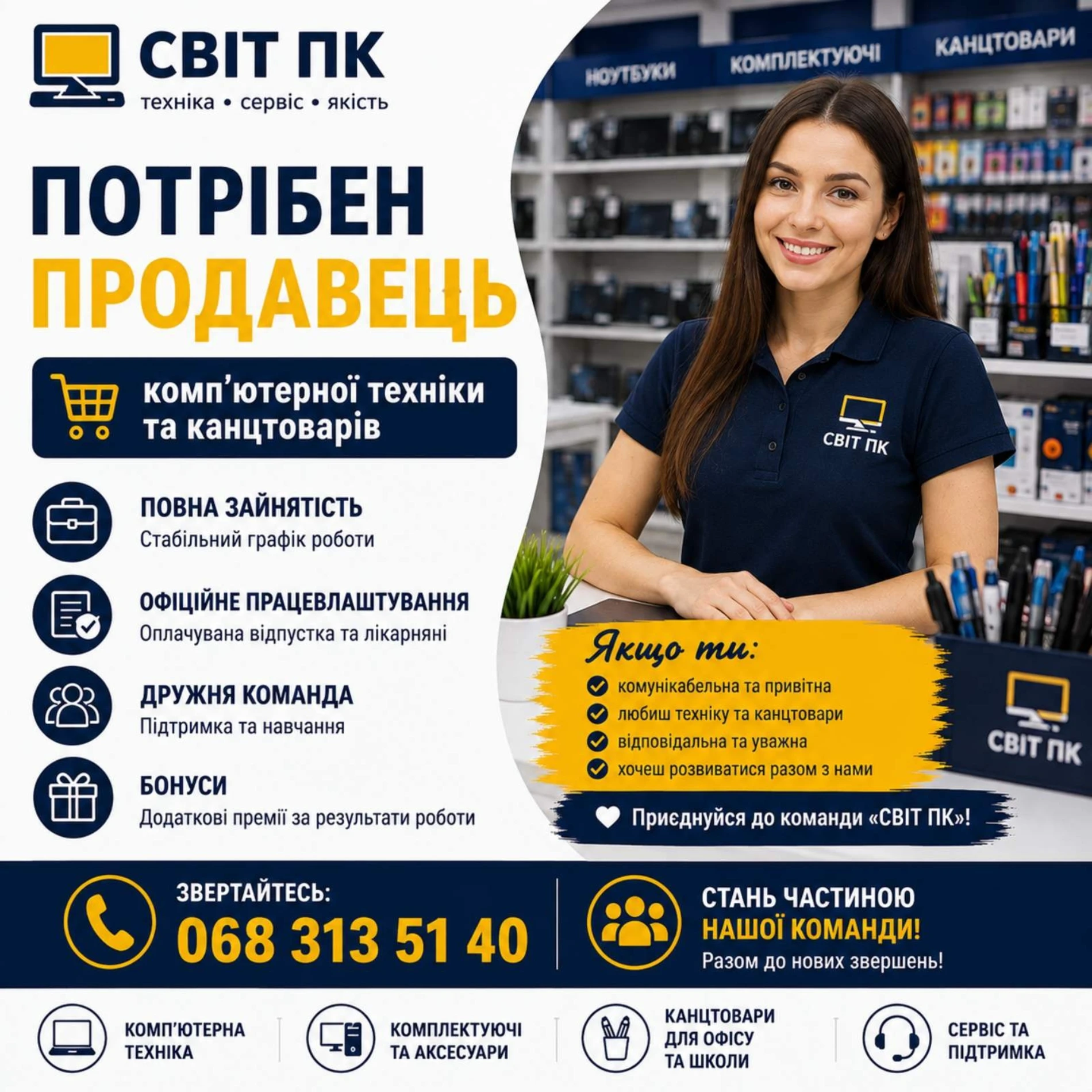 Де знайти роботу в Південноукраїнську? Актуальні вакансії станом на 28 серпня