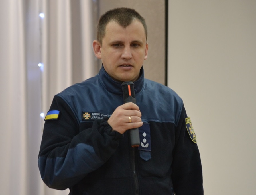 Володимир Вітошинський, заступник начальника 4 державного пожежно-рятувального загону ДСНС