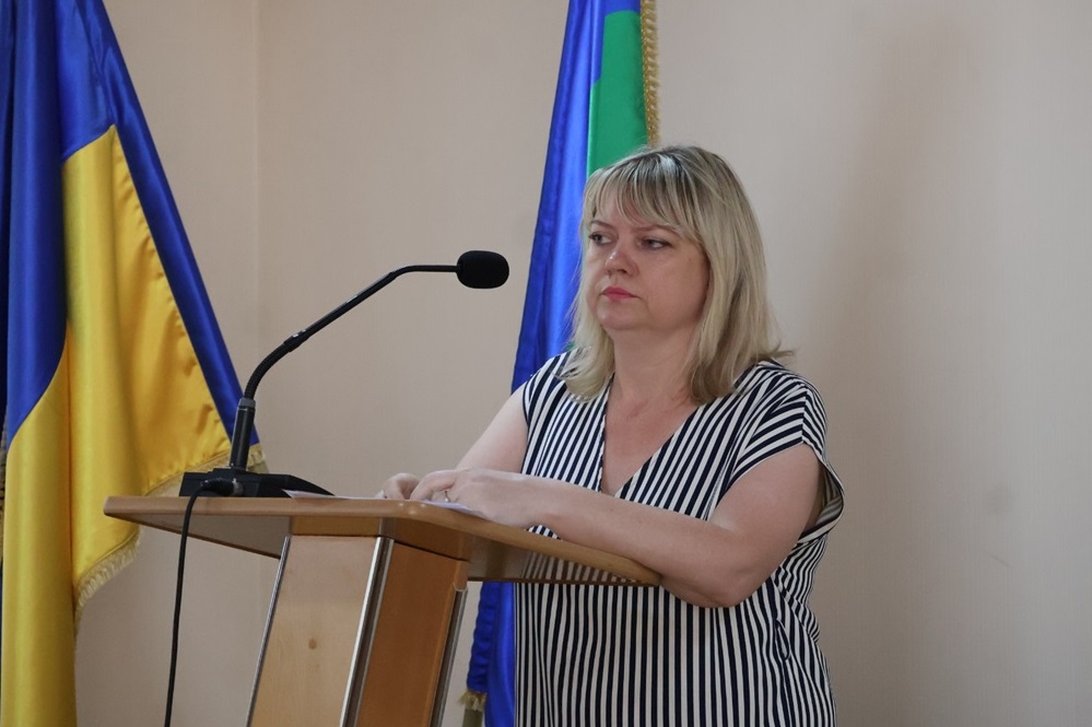 Депутатка від фракції ЄС Олена Петрина 
