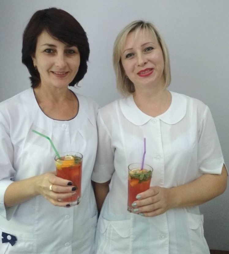 Старша медсестра Світлана Юркевич та завідувачка Зоя Нечитайло