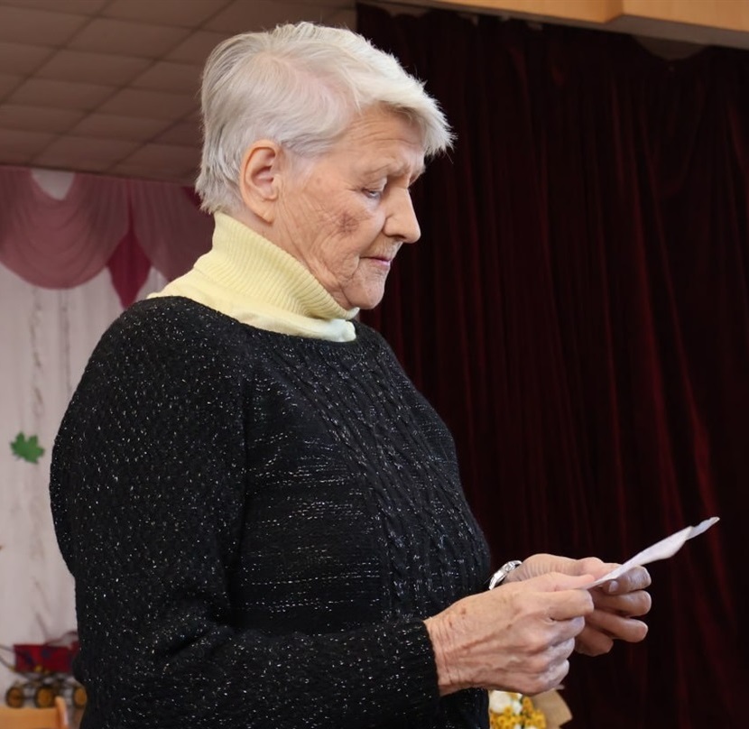 Лариса Петрівна Баликіна багато років була активним членом ради ветеранів