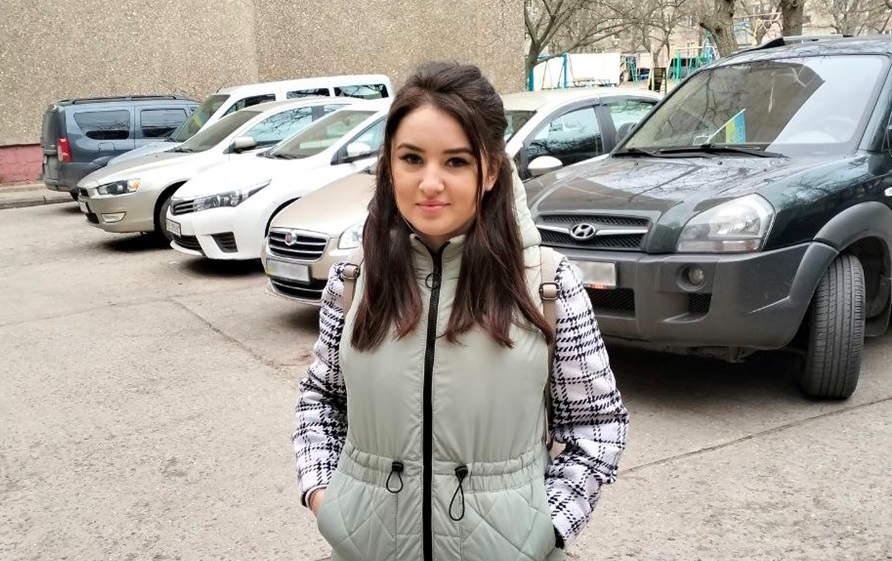 Катерина Ракітіна, киянка, яка приїхала до Южноукраїнська в гості