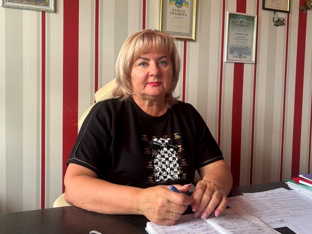 Начальниця КП СКГ Лідія Паламарчук