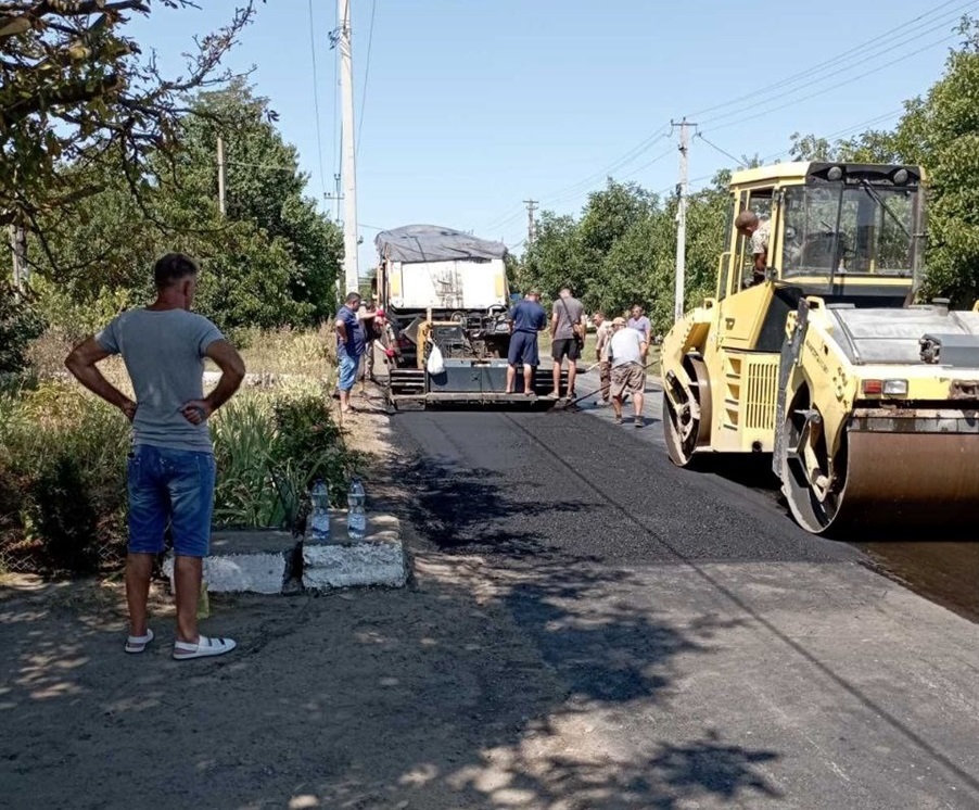 Ремонт вулиці Івана Франка у Костянтинівці