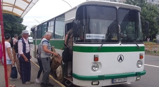 Автобус Южноукраїнськ - Іванівка