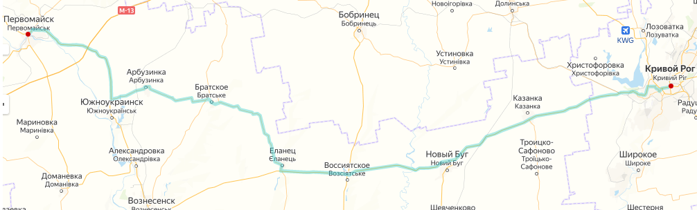 Маршрут автобусів