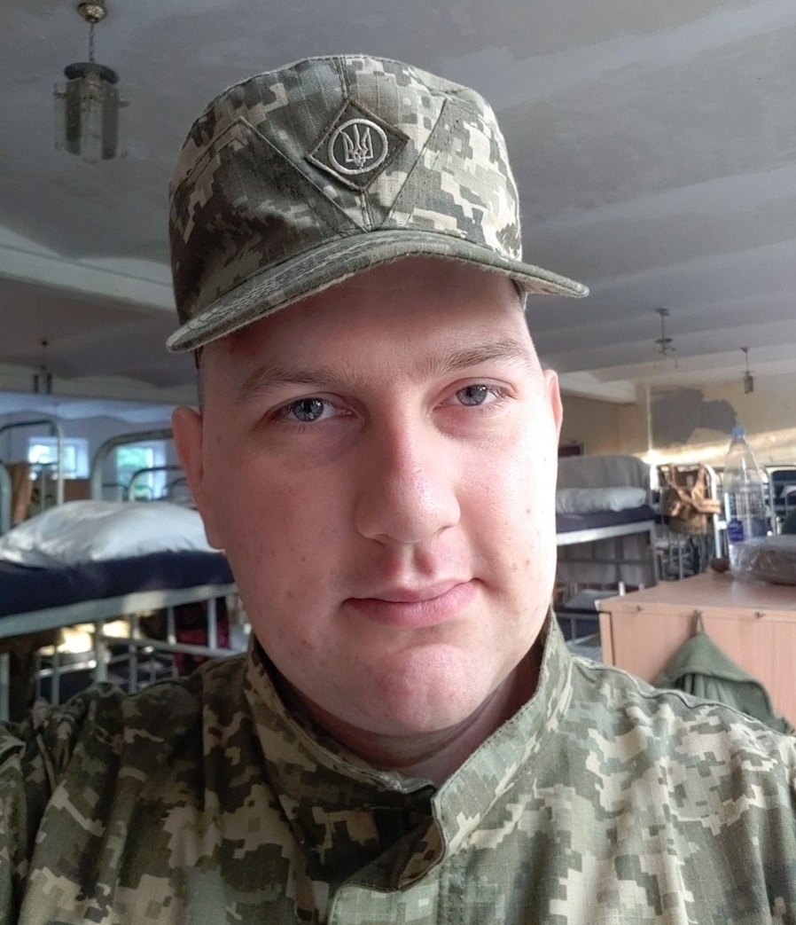 Євген Боднар під час проходження військової служби