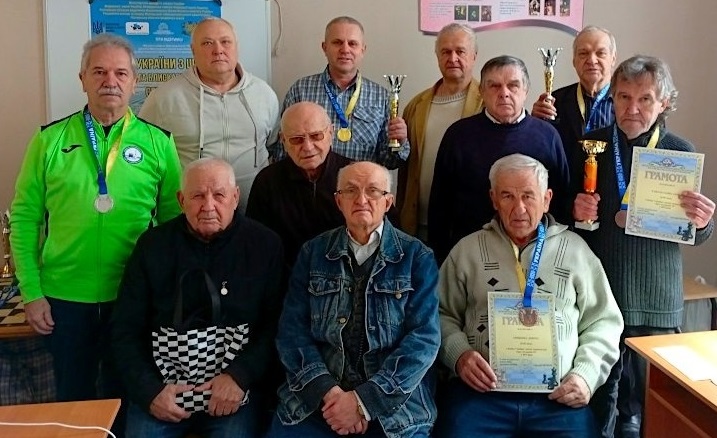 Переможці змагань у групі 65+