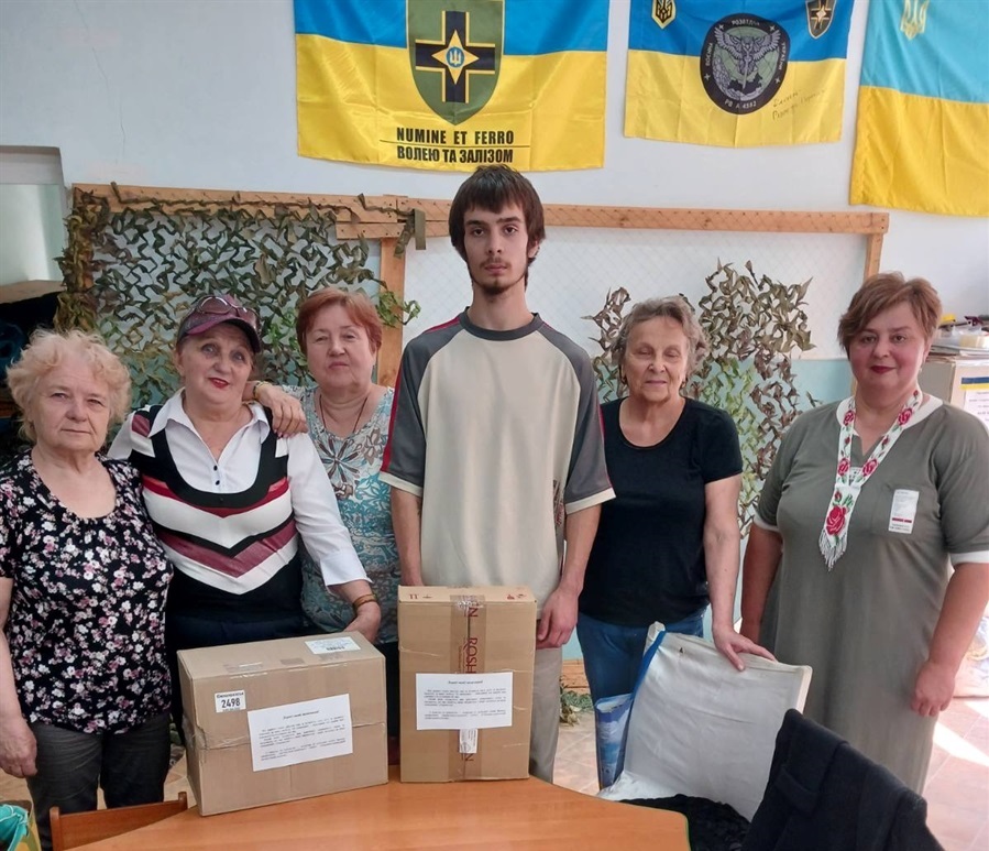 Благодійна допомога на передову від професійного коледжу