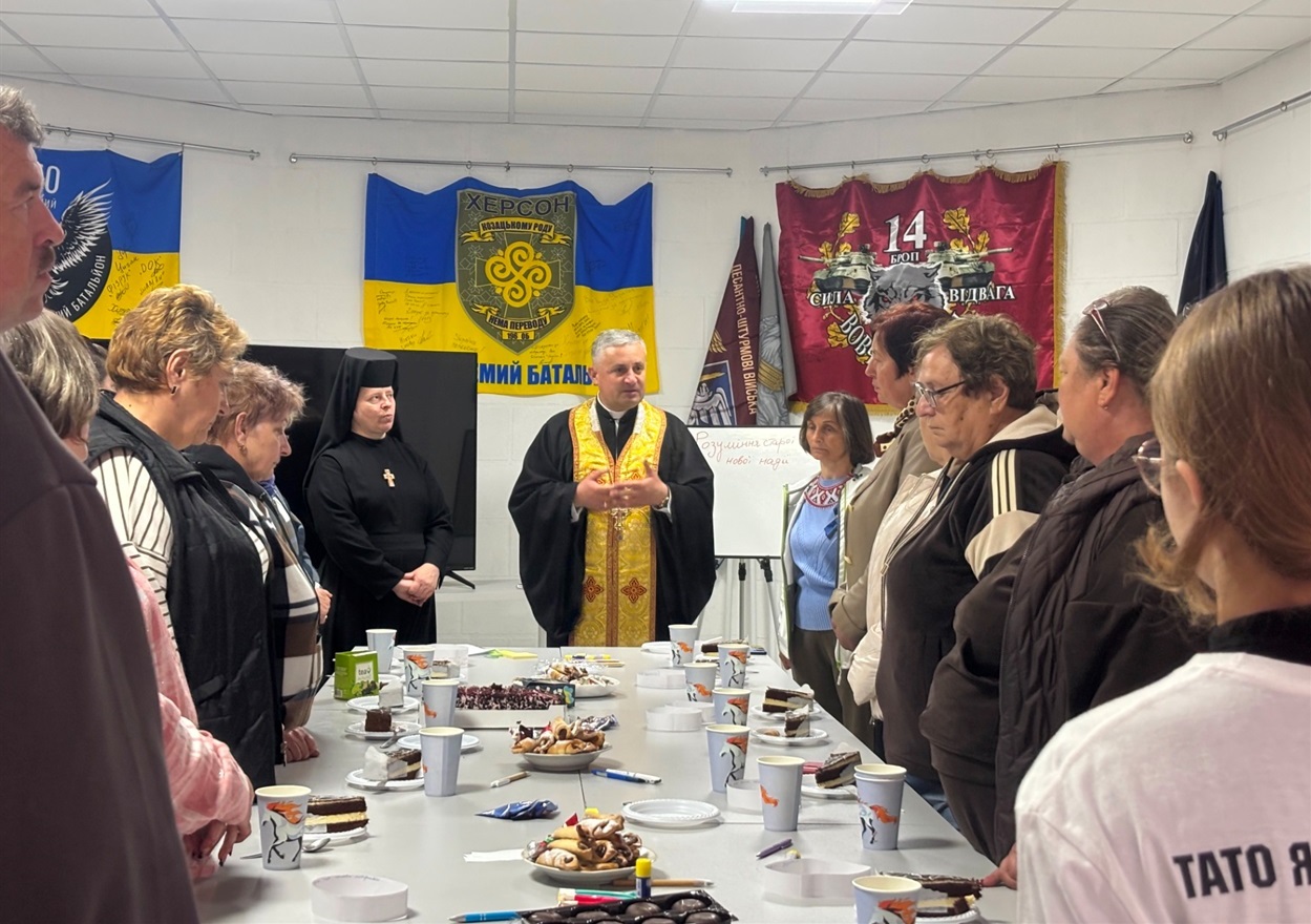 Зустріч у церкві після акції