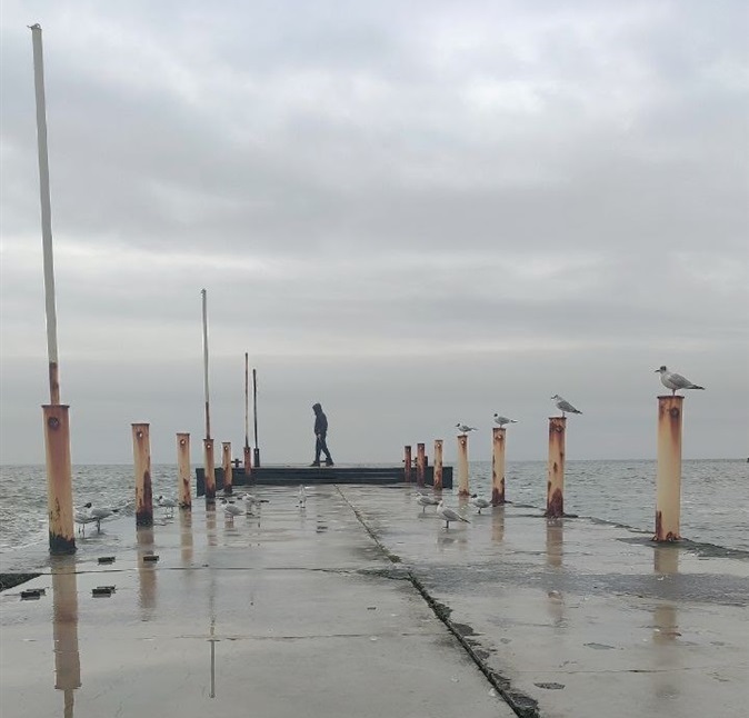 Одеса. Аркадія. Пірс. Море. Чайки