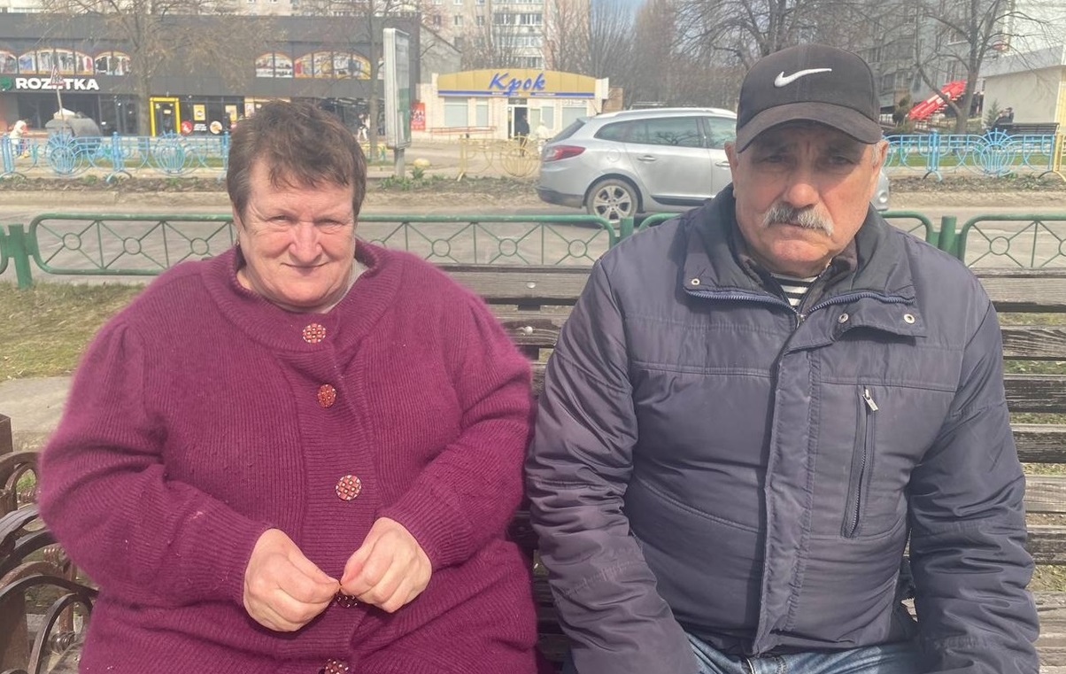 Людмила Бірюкова та Володимир Грацій, жителі Южноукраїнська