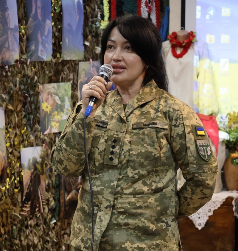 Капітан Збройних сил України Ірина Ільясова