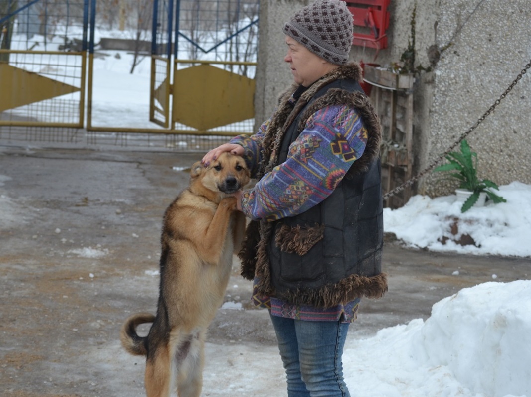 Доглядачка пані Наталя та її улюбленець