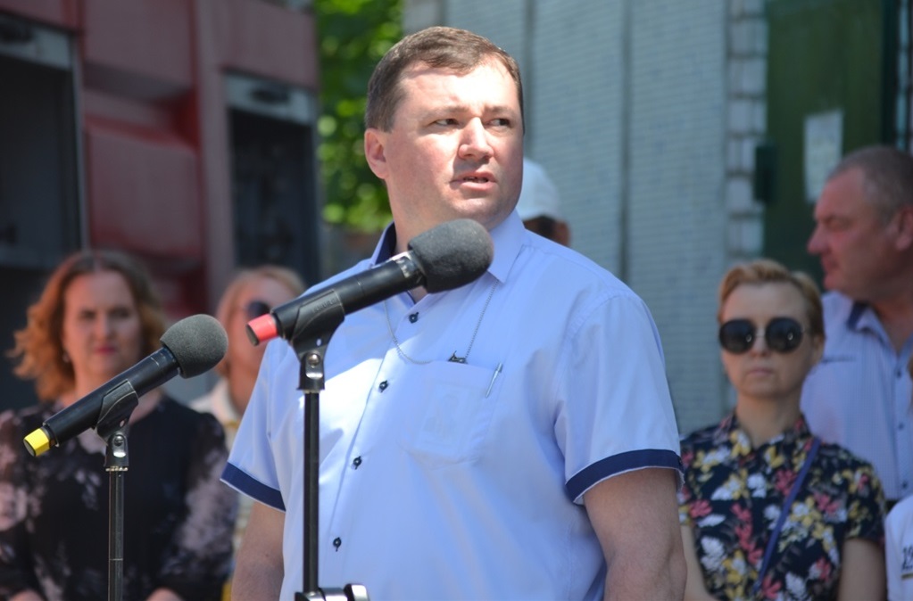 Генеральний директор ВП ПАЕС Ігор ПОЛОВИЧ: «Історію пишуть люди. Я з ним не був знайомий, але його робота і життя пройшли не дарма. Впевнений, що особовий склад пожежної частини буде продовжувати справу і пожежна безпека атомної станції буде в надійних руках».
