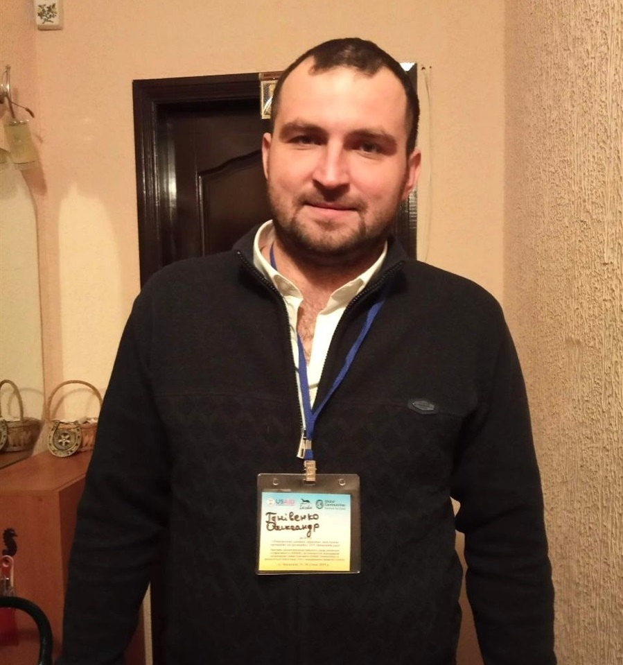 Олександр Гунівенко в мирному житті.