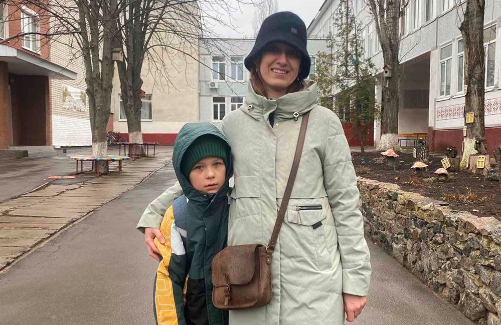 Тетяна Педан з сином