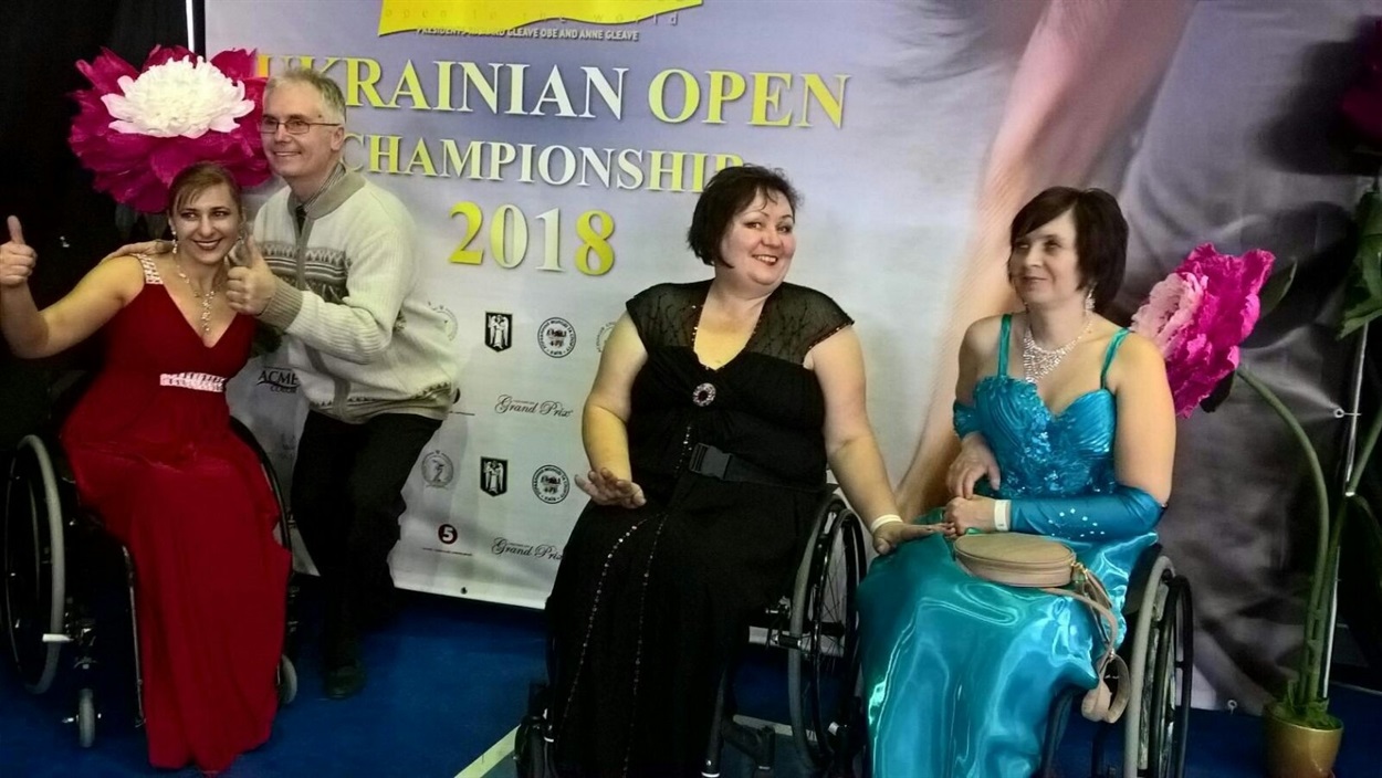 На Чемпионате Украины по танцам на колясках, 2018 год