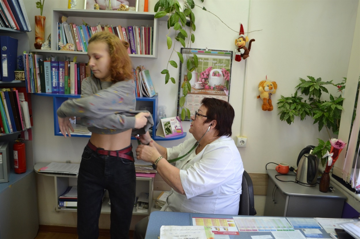У детского доктора пациенты от 0 до 18 лет