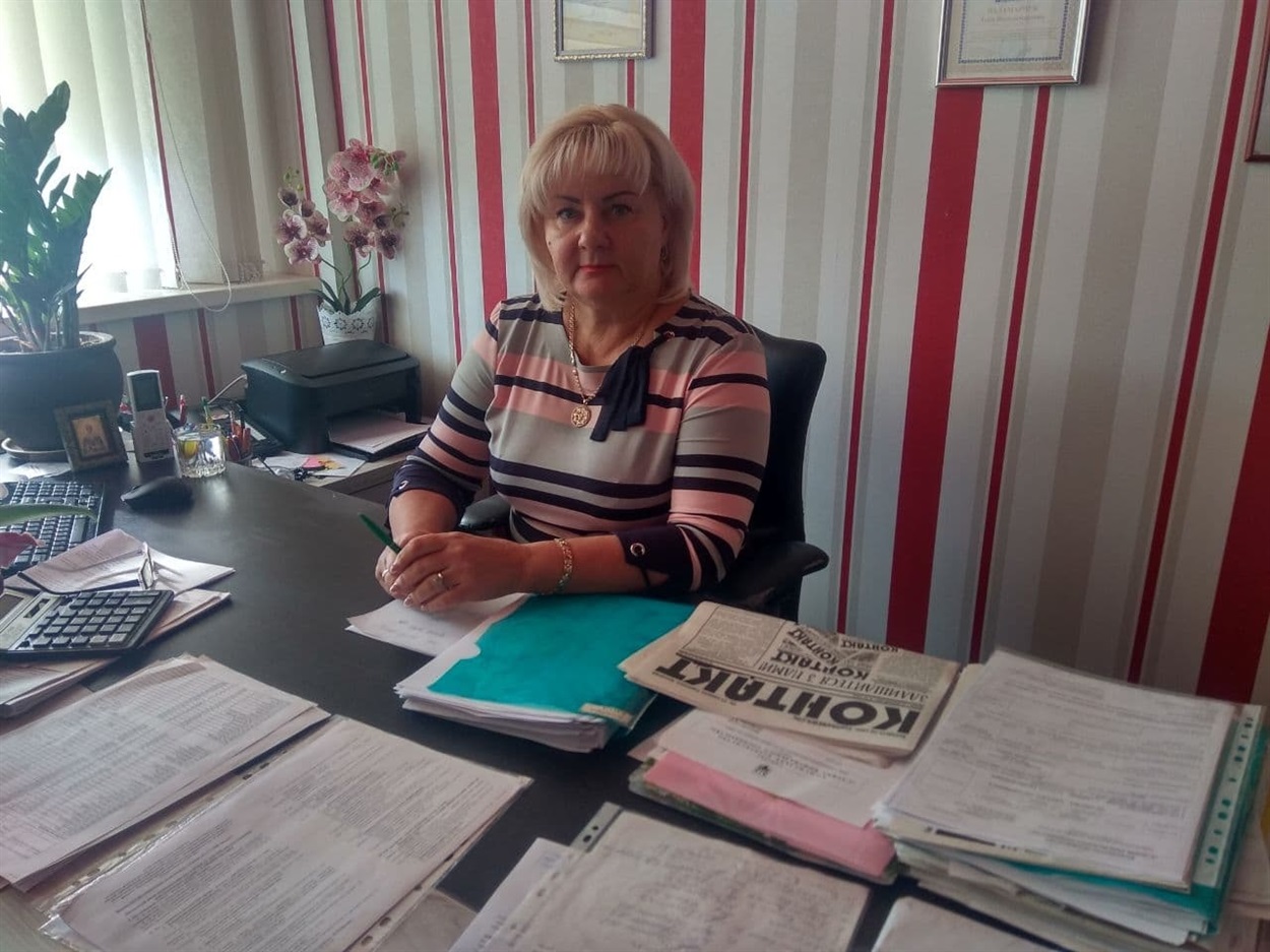Лідія Паламарчук на робочому місті