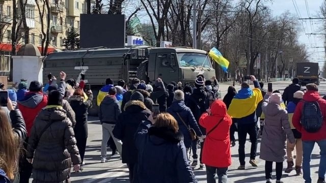 Протести в окупованому Херсоні 