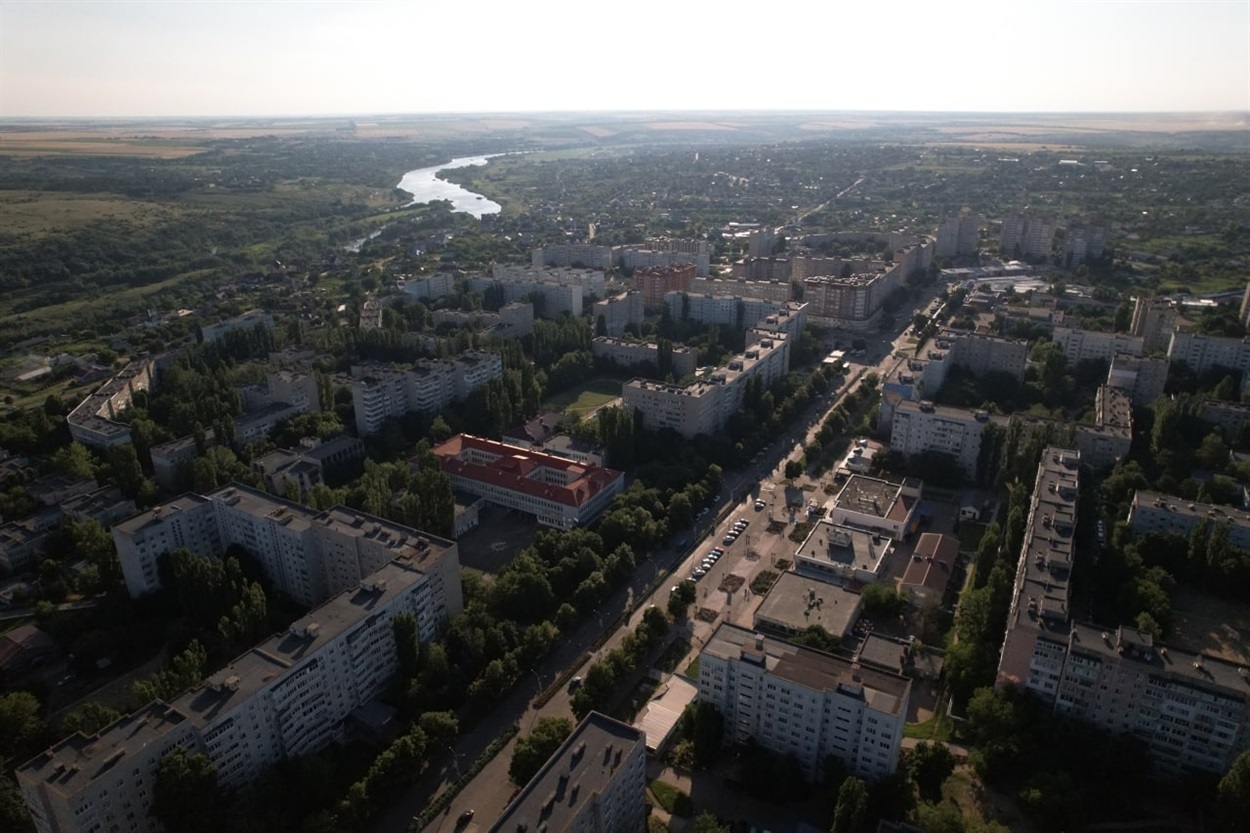 Сучасний Южноукраїнськ з висоти пташиного польоту