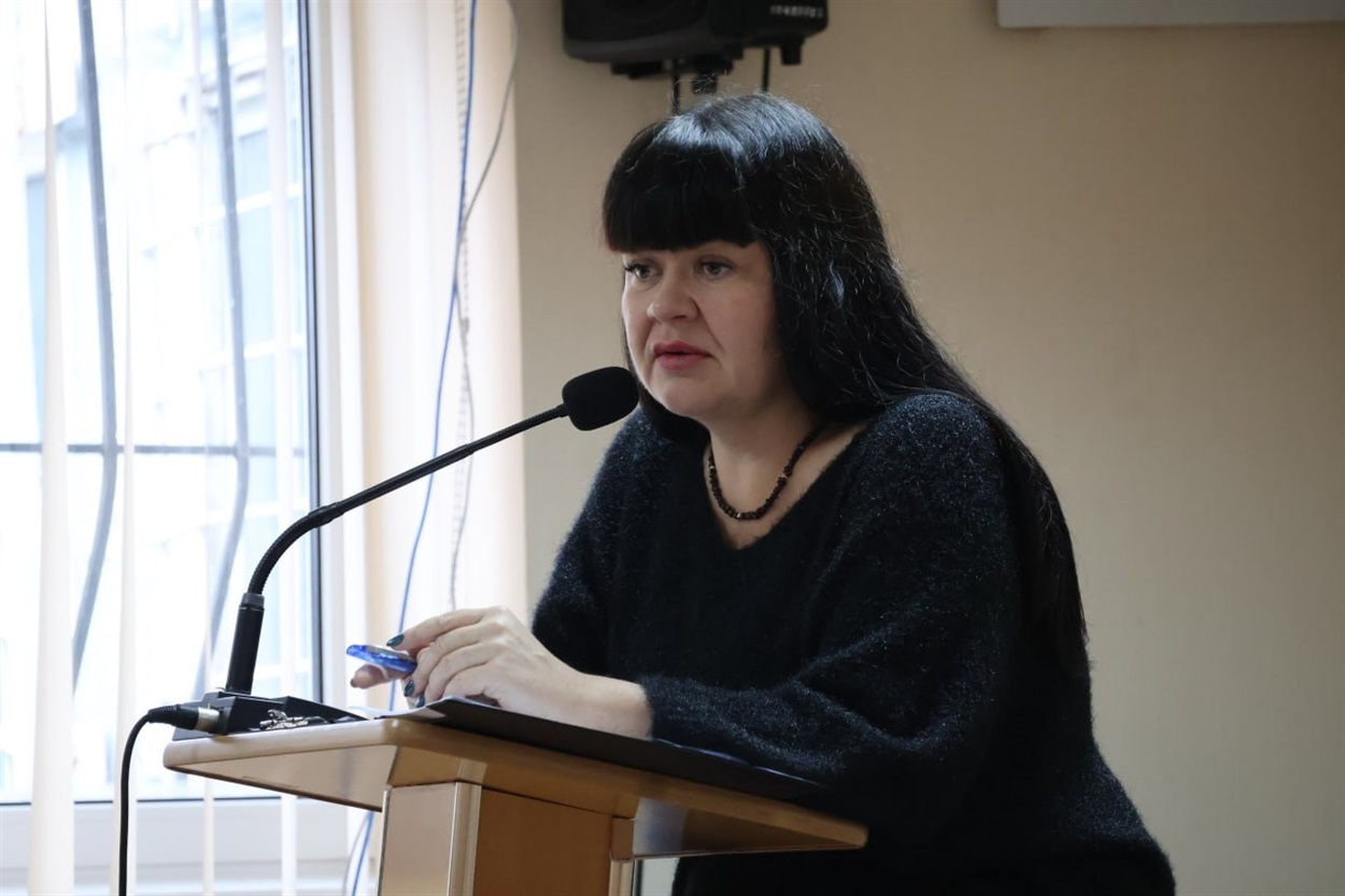 Марія Дроздова звітує перед радою