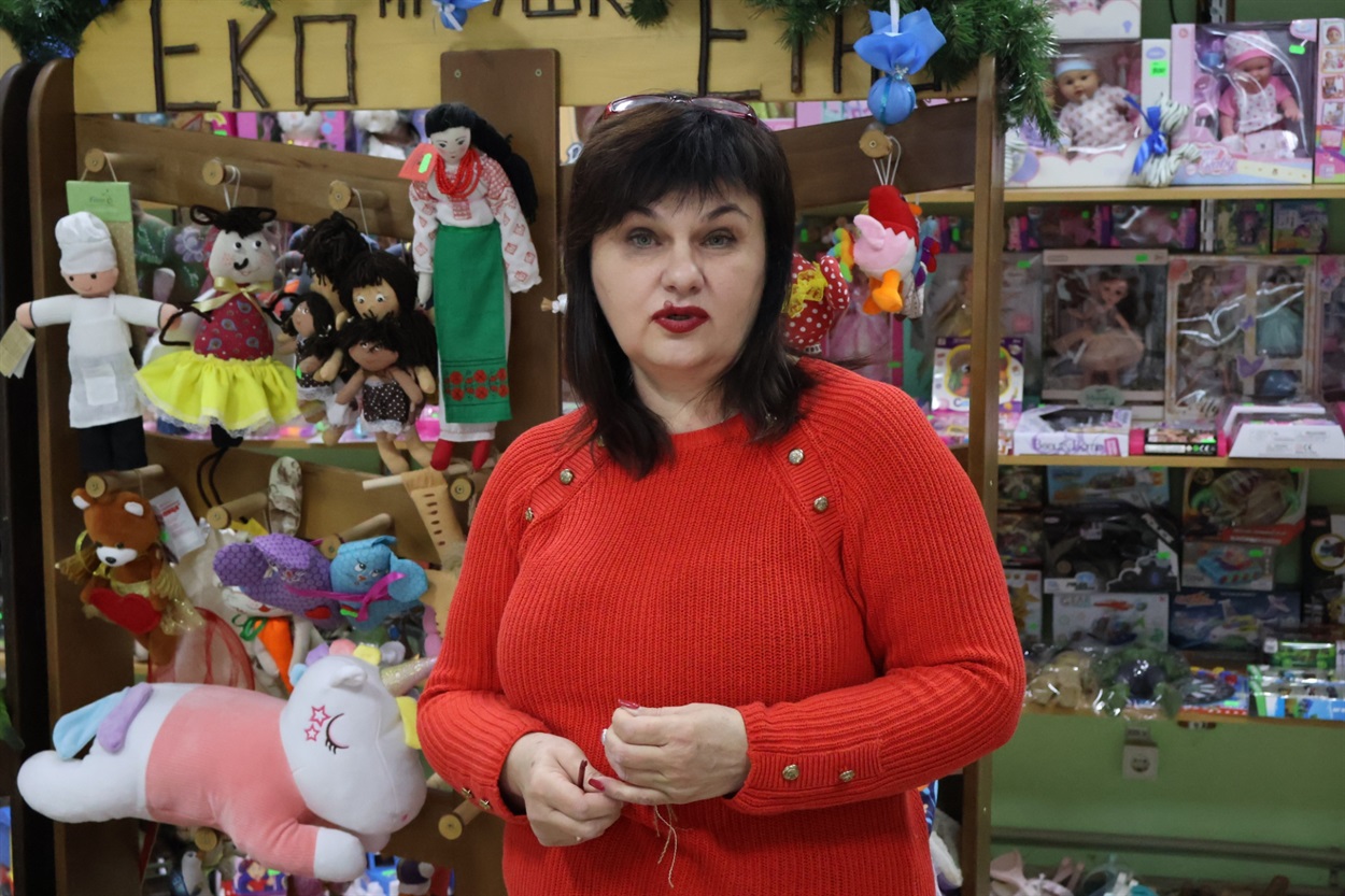 Антоніна Перетяченко - власниця магазинів в Южноукраїнську та волонтерка