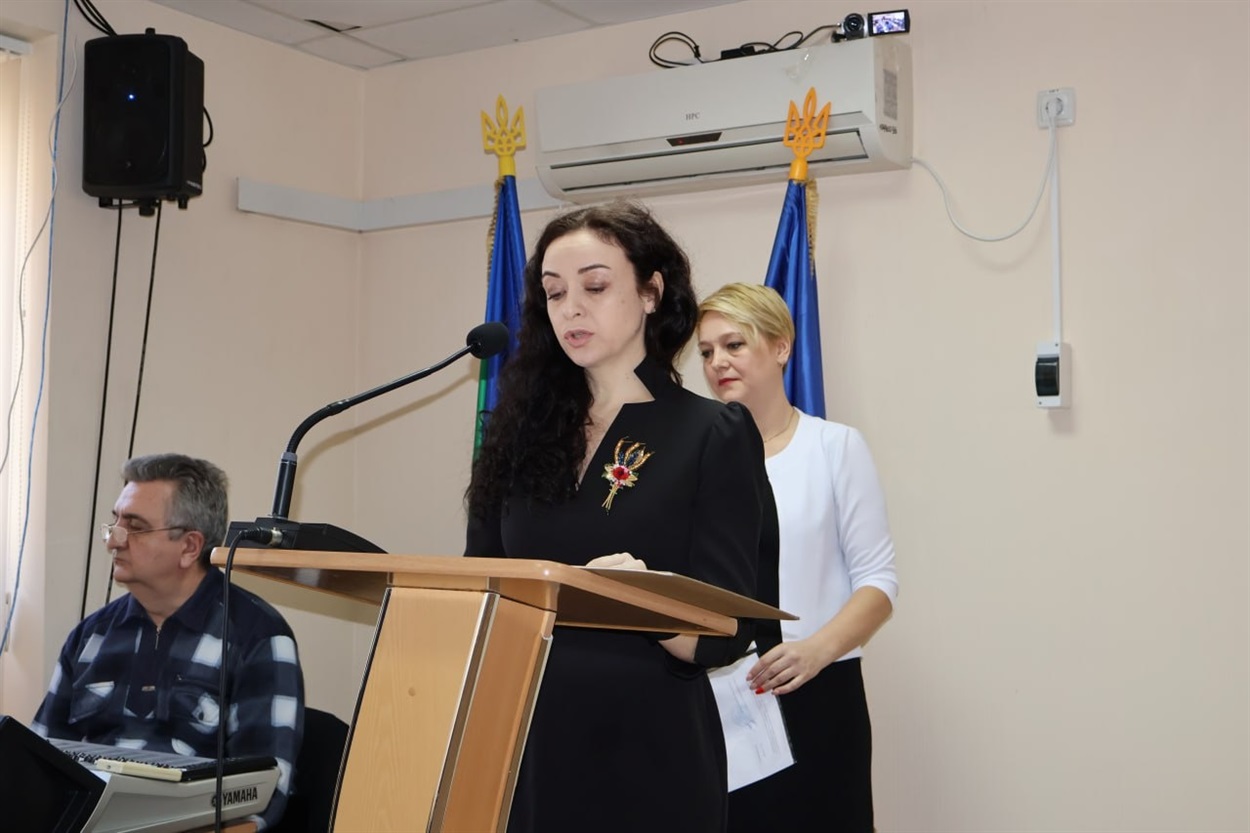 Анастасія Палько складає присягу