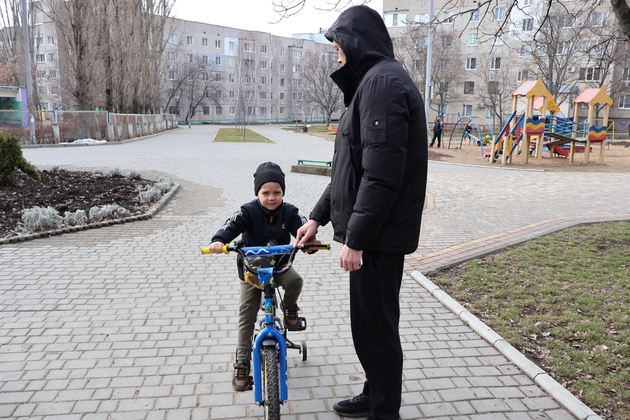 Віктор Строяновський з сином Марком.