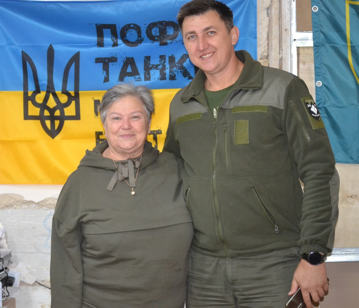 Людмила Самчинска з Віталієм Гомерським у Баштанці.