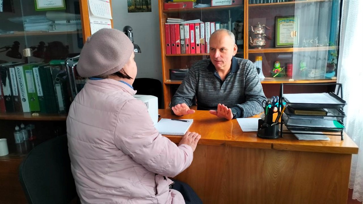 На прийомі у старости