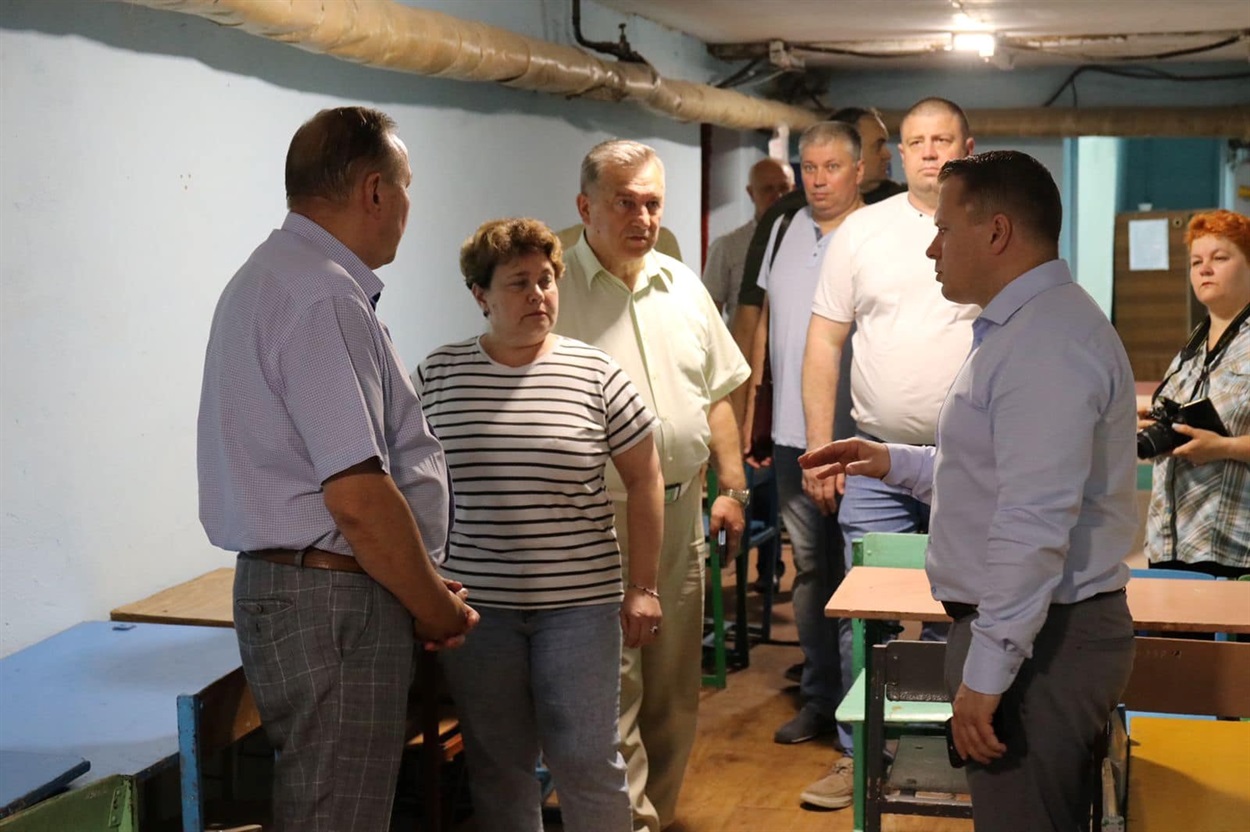 В укритті Костянтинівської гімназії