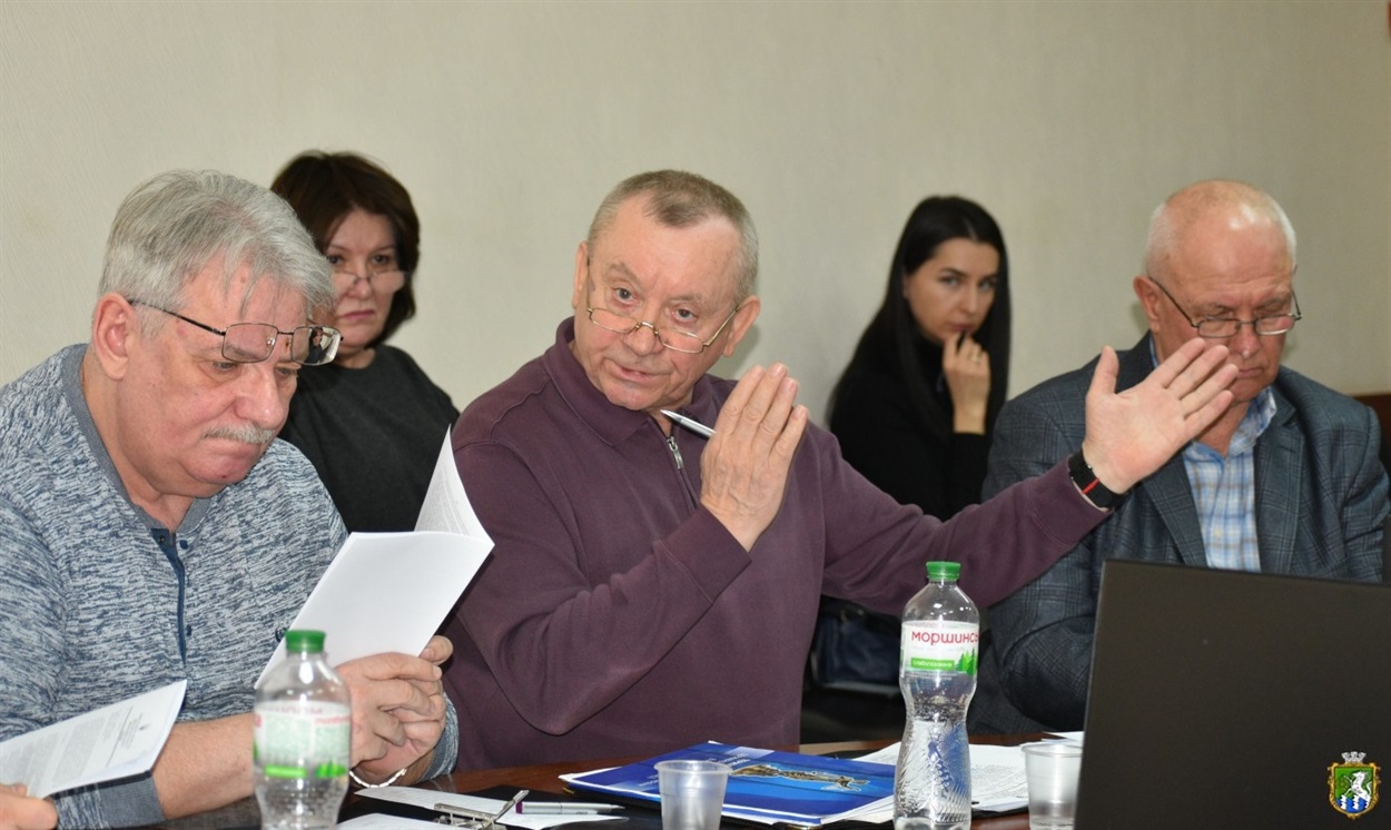 Віктор Сікиринський на одному з засідань виконавчого комітету.