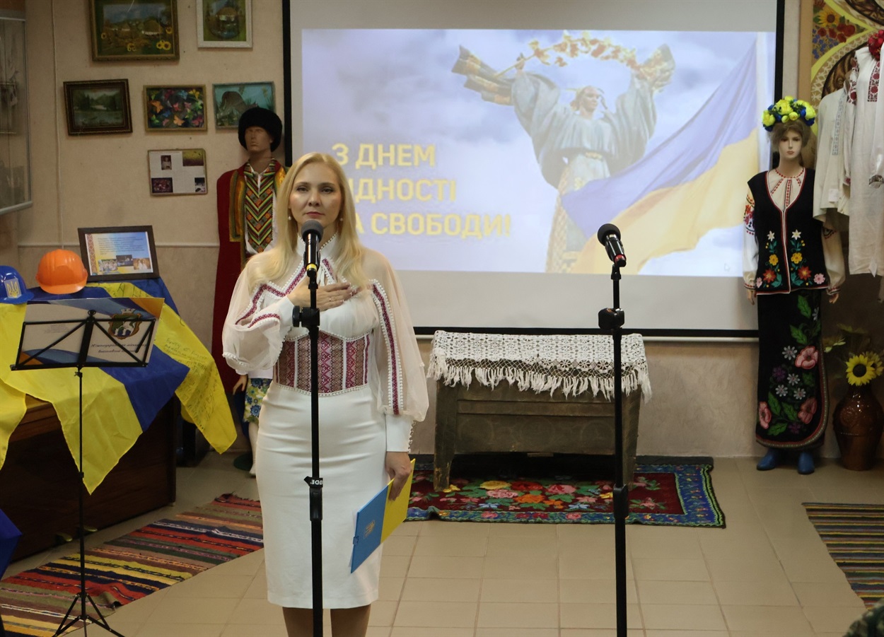 Ведуча заходу Оксана Негоїца.