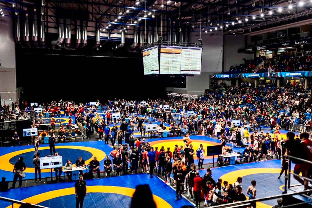 Арена турніру «TALLINN OPEN 2025» у Таллінні, де змагалися спортсмени з 40 країн.