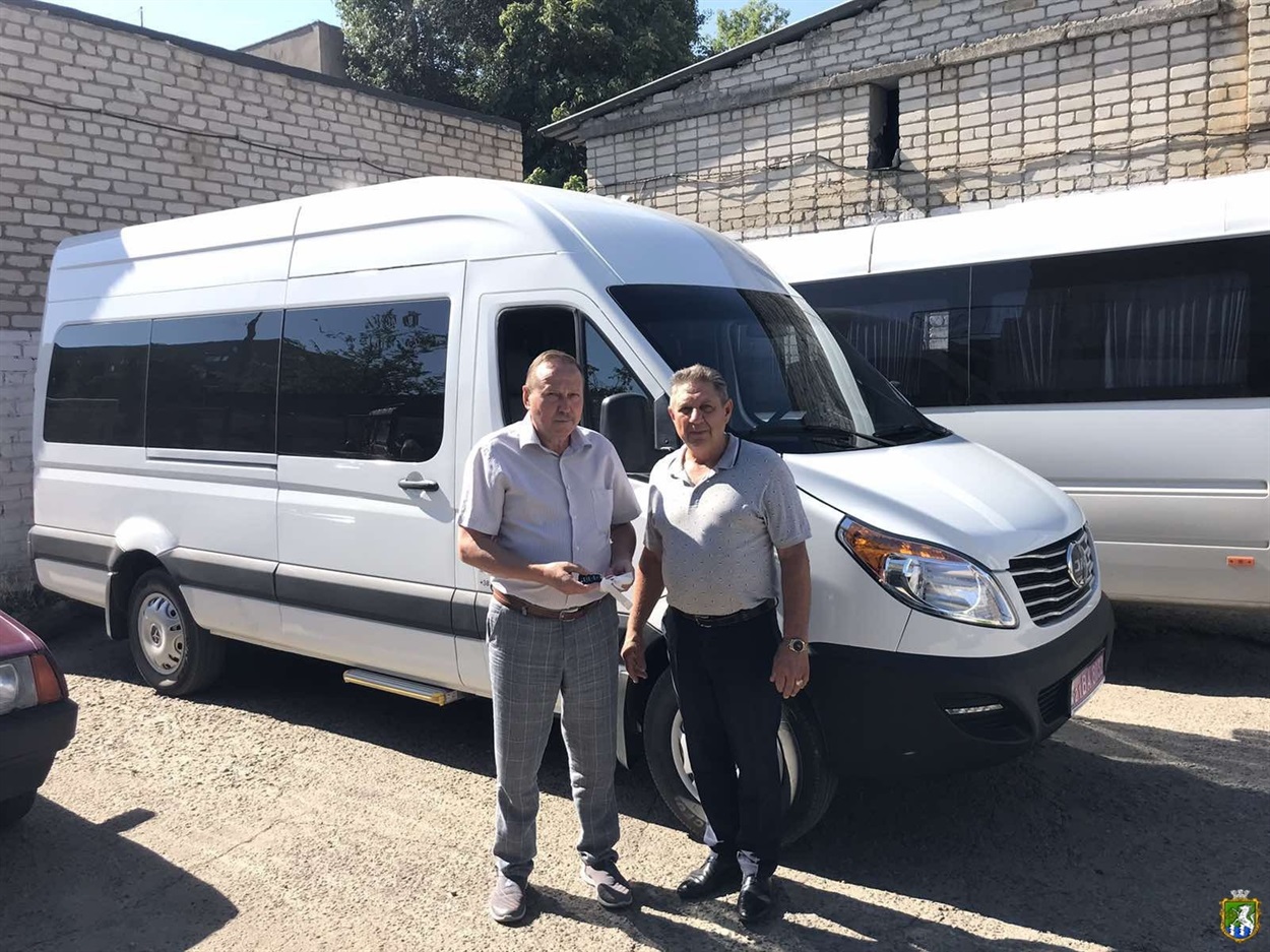 Новий мікроавтобус JAC для школярів і вихованців позашкільних закладів Південноукраїнська