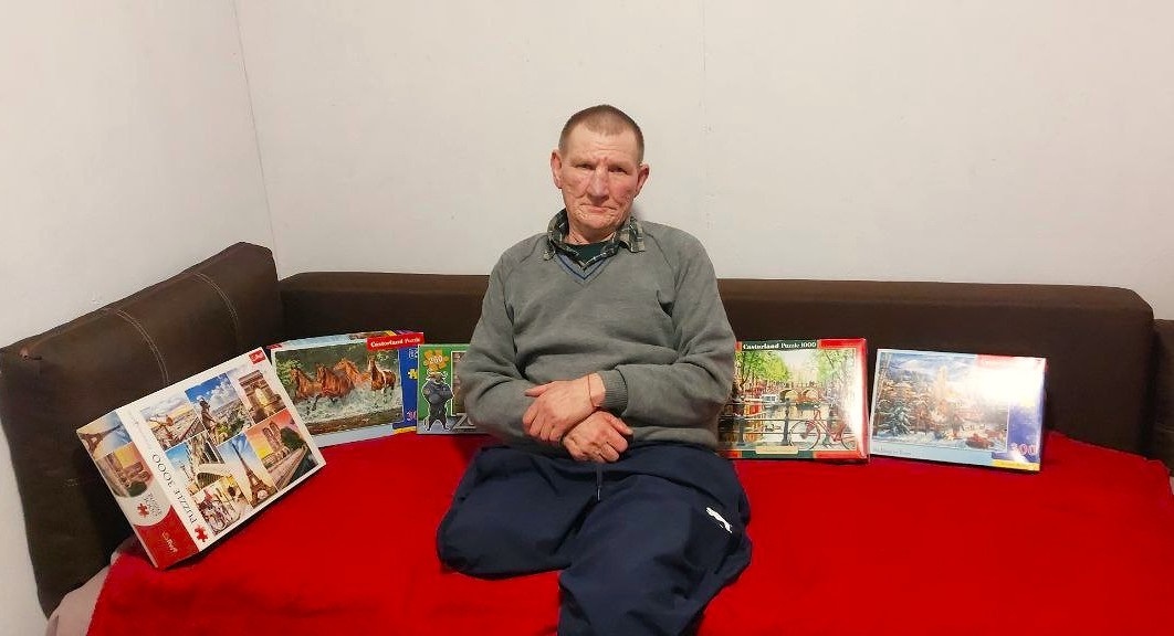 Микола Самофал дуже любить складати пазли.