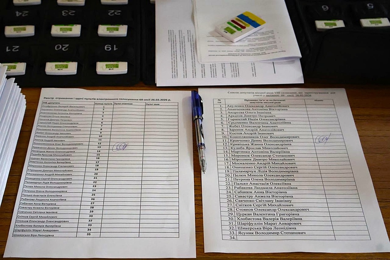 На 69 сесію зареєструвался лише одна депутатка.