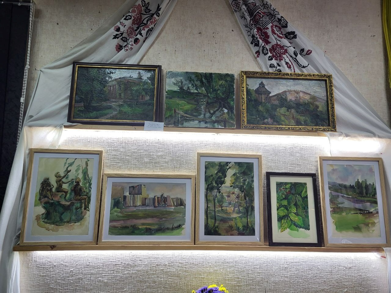 Мова барв – мова душі Наталії Токар, художниці з Південноукраїнська. Фоторепортаж